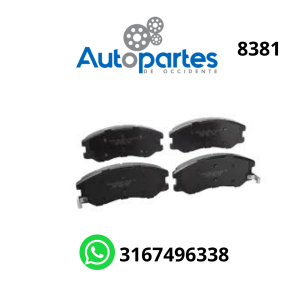 PASTILLAS DELANTERAS CAPTIVA 2.4-3.2