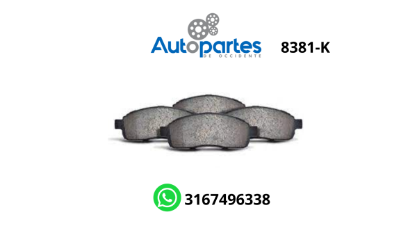 PASTILLAS DELANTERAS CAPTIVA 2.4-3.2