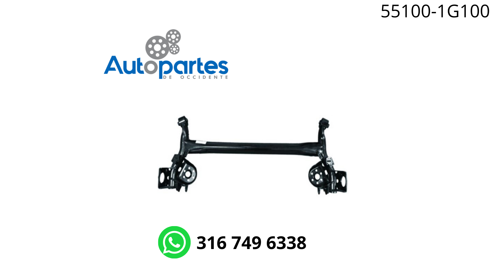 'TROQUE TRASERO VISION / SEPHIA / XCITE (REFORZADO)'